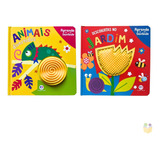 Kit Com 2 Livros Texturizados Animais E Jardim Coleção Aprenda Sentindo Editora Ciranda Cultural De Susie Brooks Editorial Ciranda Cultural Capa Dura Em Português