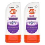 Kit Com 2 Loção Repelente Off Kids 200ml   Contra Dengue