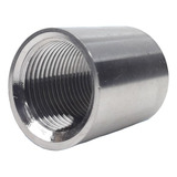 Kit Com 2 Luvas Lisa Femea Inox 316 Npt 3 4