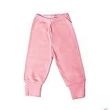Kit Com 2 Mijão Culote Calça Vira Pé Dobravél Para Bebe Algodão Menina Gênero Menina Tamanho P Cor Colorido