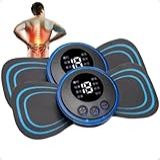 Kit Com 2 Mini Massageadores De Pulso Elétrico Portátil Recarregável USB Alívio De Dor E Tensão Muscular