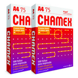 Kit Com 2 Pacotes Sulfites 500 Folhas A4 Chamex Office 75g