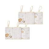 Kit Com 2 Paninhos De Boca Com Prendedor De Chupeta Estampado 28cm X 28cm Ursinho Cada Unidade Contém 3 Paninhos Totalizando 6 Unidades De Toalhinhas Práticas E Funcionais Para Bebê