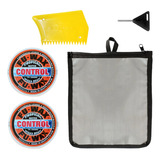 Kit Com 2 Parafina Surf Fu Wax Chave Raspador Estojo