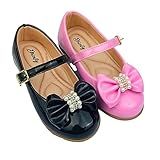 Kit Com 2 Pares Sapatilha Infantil Menina Feminina Do 20 Ao 34 Direto Da Fabrica Super Confortavél SPT503 Preto E Rosa Bale Br Footwear Size System Toddler Numeric Numeric 22