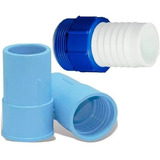 Kit Com 2 Ponteiras E 1 Adaptador Para Mangueira De Piscina