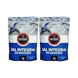 Kit Com 2 Pouchs De Sal Integral De Mossoró Fino De 1kg Cada Smart