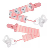 Kit Com 2 Prendedores De Chupetas Com Clipe Coala Buba