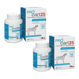 Kit Com 2 Pro Cart 25 Procart Suplemento Para Cães