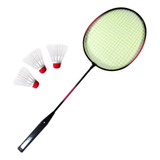 Kit Com 2 Raquetes De Badminton