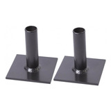 Kit Com 2 Sapata Simples Fixa Para Andaime Metalpama
