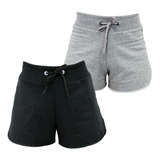 Kit Com 2 Shorts Plus Size