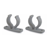 Kit Com 2 Suporte Porta Remo Curto Barco Lanchas Caiaque
