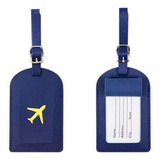Kit Com 2 Tag De Mala Etiqueta De Identificação De Bagagem
