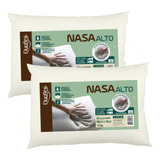 Kit Com 2 Travesseiros Nasa Alto Viscoelastico Duoflex