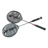 Kit Com 2 Unidades Raquete De Badminton Yonex Muscle Power 2