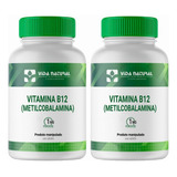 Kit Com 2 Vitamina B12 (metilcobalamina) 1mg 120 Cápsulas