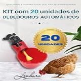 Kit Com 20 Bebedouros Para Galinha Automático Copinho Copo Bebedor Para Aves  Galinha  Frangos  Codornas Com Pistão   LMS DW BP 1020