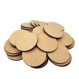 Kit Com 20 Bolacha 12 Cm Mdf 6mm Crú Círculo Artesanato