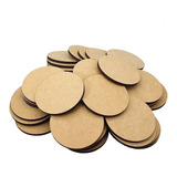 Kit Com 20 Bolachas 12 Cm Mdf 6mm Crú Círculo Porta Copo