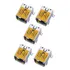 Kit Com 20 Conector Carga Para V3 Mini Usb 10 Pinos (tipo A)