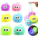 Kit Com 25 Bolas Luz Piscante Lance Rosto Sorriso Brinquedo
