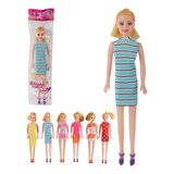 Kit Com 25 Bonecas Baratas Brinquedo Prenda Doação Revenda