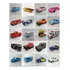 Kit Com 25 Miniaturas De Carros Carrinhos Coleção Metal