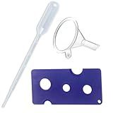 Kit Com 3 Acessórios Aromaterapia Mini Funil Plástico Abridor De Rollon E Pipeta 3 Ml VERMELHO 