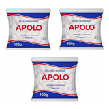 Kit Com 3 Algodão Em Bolas Apolo 100g