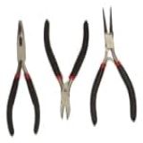 Kit Com 3 Alicates Profissionais Para Montagem De Bijuterias