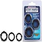 Kit Com 3 Anéis Penianos E Nódulos Massageadores - STAY HARD