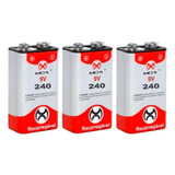 Kit Com 3 Baterias