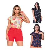 Kit Com 3 Blusinha