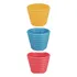 Kit Com 3 Cachepô   Vaso Para Flores   1 7 L Tramontina