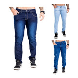 Kit Com 3 Calças Jeans Masculinas