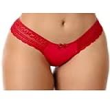 Kit Com 3 Calcinhas Tanga Maravilha Com Laterais De Renda Sensual Feminina De Excelente Qualidade M