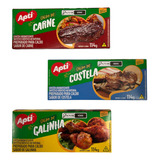 Kit Com 3 Caldo Em Cubos Apti 114g a Sua Escolha