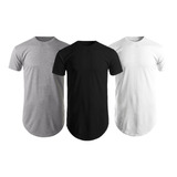 Kit Com 3 Camisas Blusas Masculinas