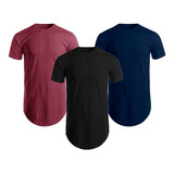 Kit Com 3 Camisetas Camisas Masculinas