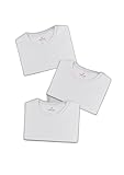 Kit Com 3 Camisetas Masculinas Básicas Branco M