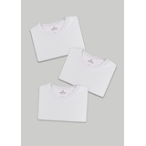 Kit Com 3 Camisetas Masculinas Básicas