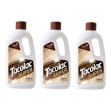Kit Com 3 Cera Líquida De Madeira Tacolac Perfumada 500ml