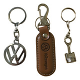 Kit Com 3 Chaveiros Volkswagen Pistão Automotivo Gol Parati