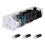 Kit Com 3 Colmeias Organizadoras Pp Colmeias Cor Transparente
