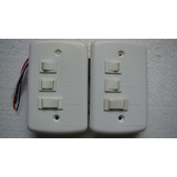 Kit Com 3 Dimer Interruptor Ou Controle Parede Para Todos Ventiladores De Teto Ventisol Com Capacitor 127 Volts