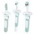 Kit Com 3 Escovas De Dente Para Bebê Brushes Azul   Mam 