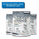 Kit Com 3 Evita Mofo Secar Original Closet Sem Perfume 250g