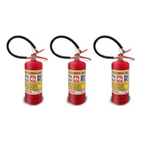 Kit Com 3 Extintores Abc 4kg Validade 1 Ano