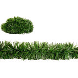 Kit Com 3 Festão Cor Verde 6 Fitas 2m X 12 Cm Natal Enfeite